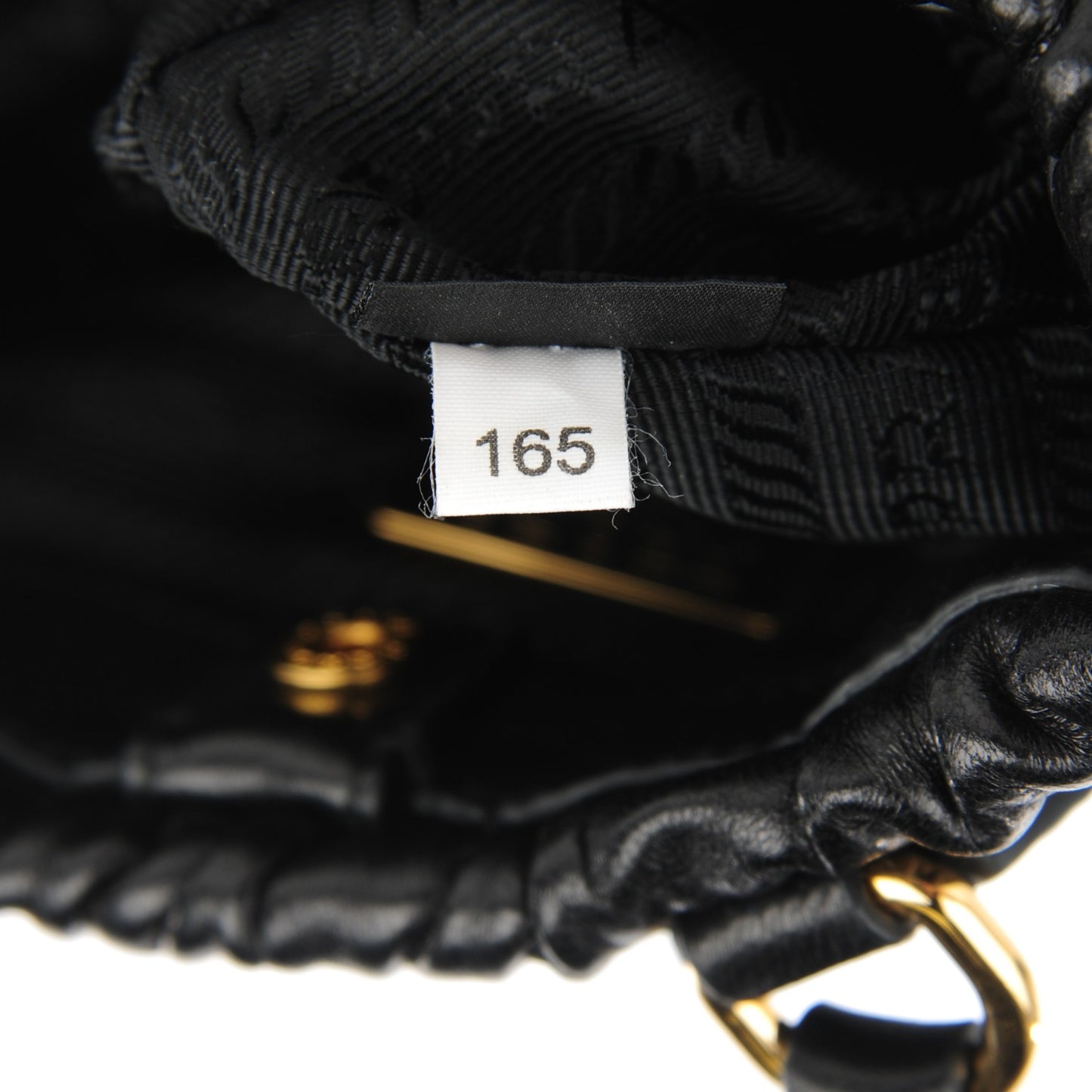 Nappa Gaufre Mini Crossbody Bag Nero Black