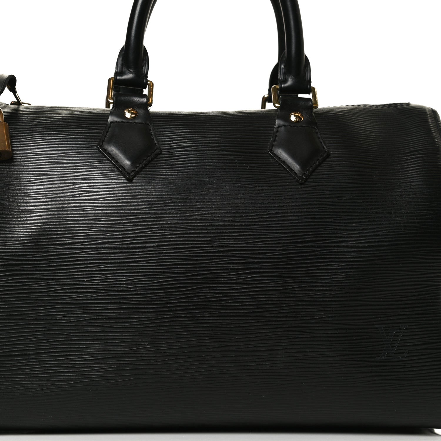 Louis Vuitton Epi Speedy 25 Black 7 of 16