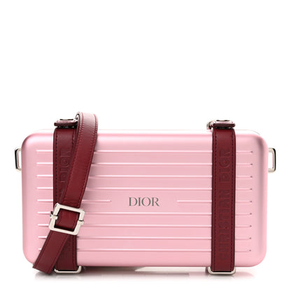 Christian Dior X RIMOWA Aluminum Personal Clutch On Strap Rose 1 of 11