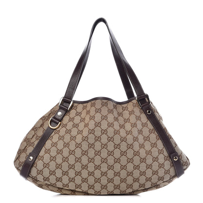 Gucci Monogram Medium Abbey Shoulder Bag Dark Brown 1 of 9