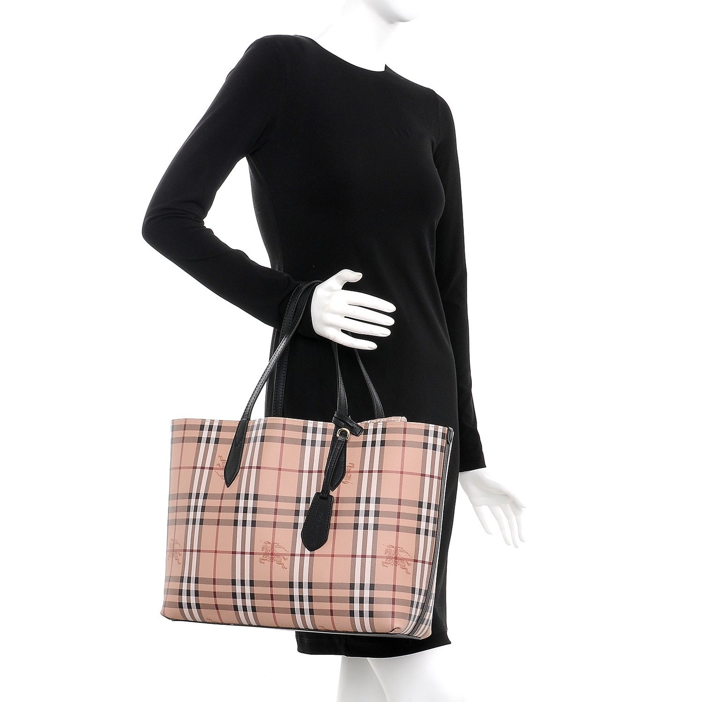 Haymarket Check Medium Reversible Tote Black