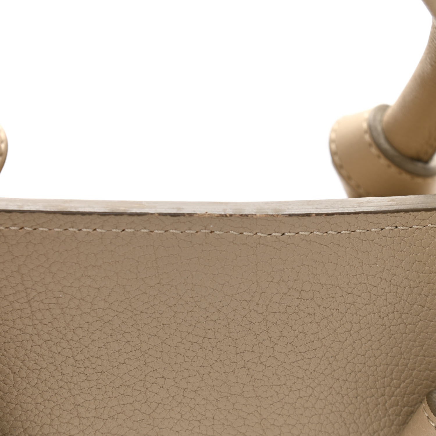 Celine Crisped Calfskin Small Tie Knot Tote Light Taupe 14 of 17