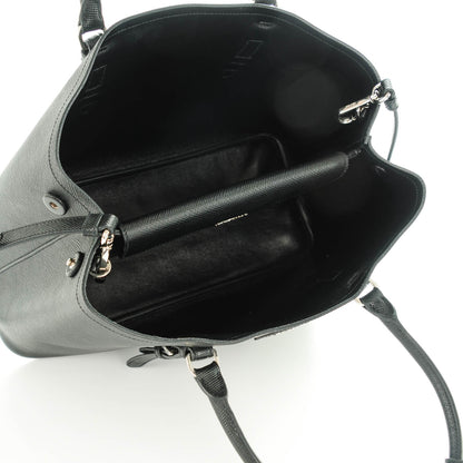 Prada Saffiano Cuir Double Handle Tote Black 5 of 8