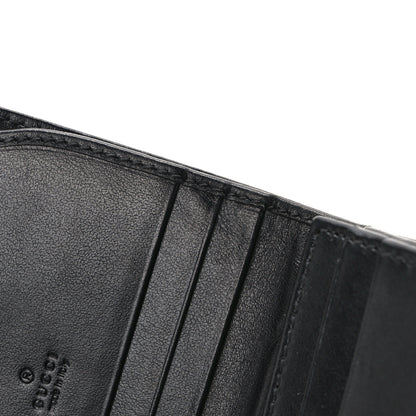 Gucci Calfskin Matelasse GG Marmont Card Case Wallet Black 7 of 8