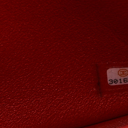 Chanel Lambskin Quilted Mini Rectangular Flap Dark Red 8 of 11