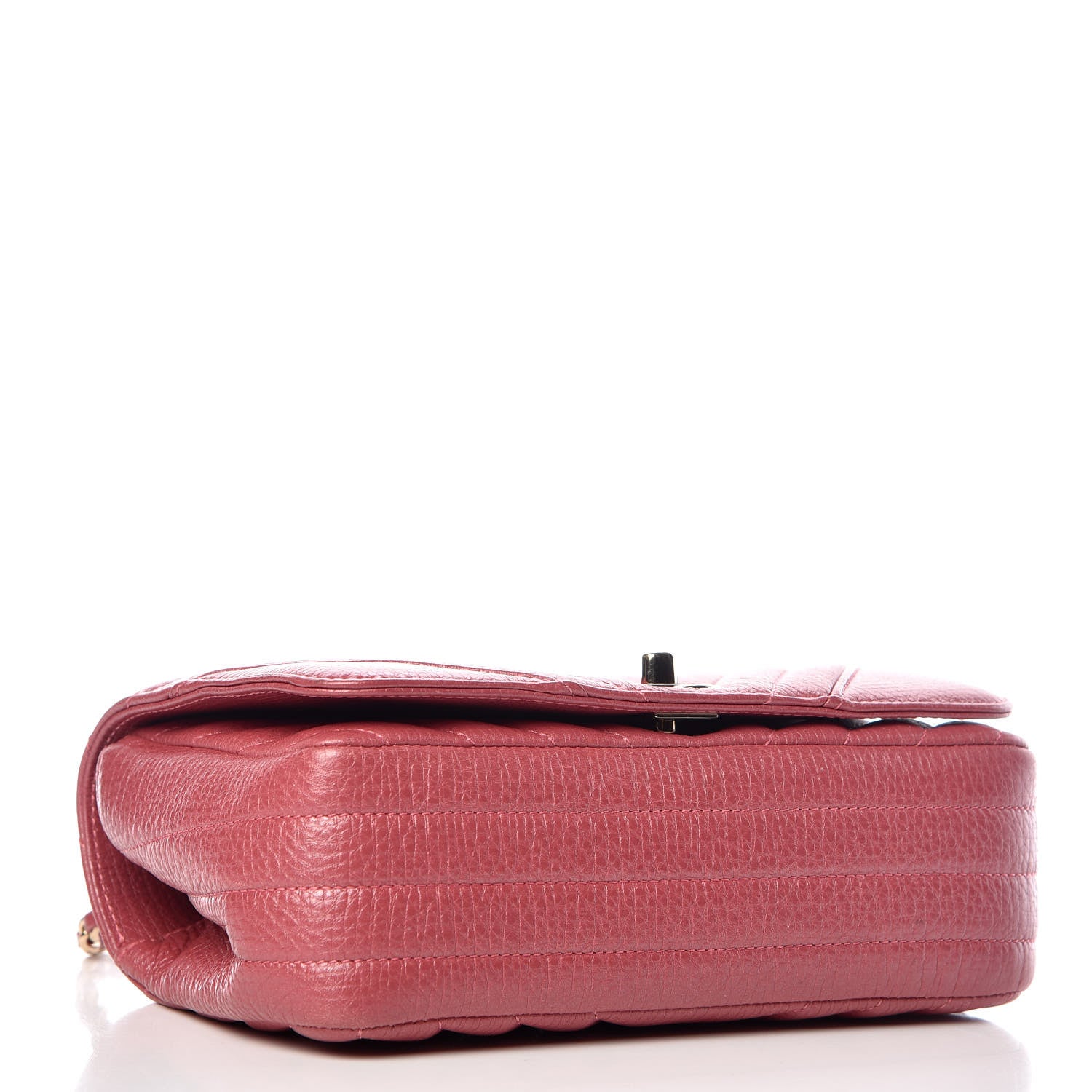 Chanel Calfskin Chevron Quilted Mini Statement Flap Pink 4 of 10