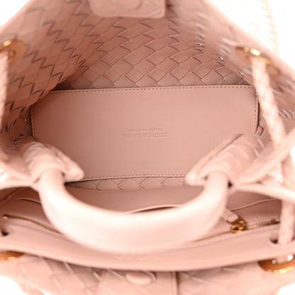 Bottega Veneta Nappa Intrecciato Small Andiamo Shoulder Bag Lotus 5 of 9