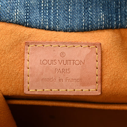 Louis Vuitton LOUIS VUITTON Monogram Denim Pleaty Blue 6 of 10