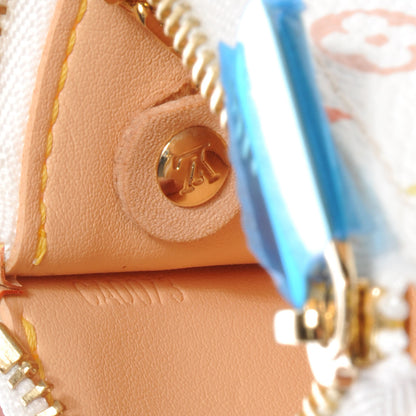 Louis Vuitton Monogram Multicolor Key Pouch White 7 of 7