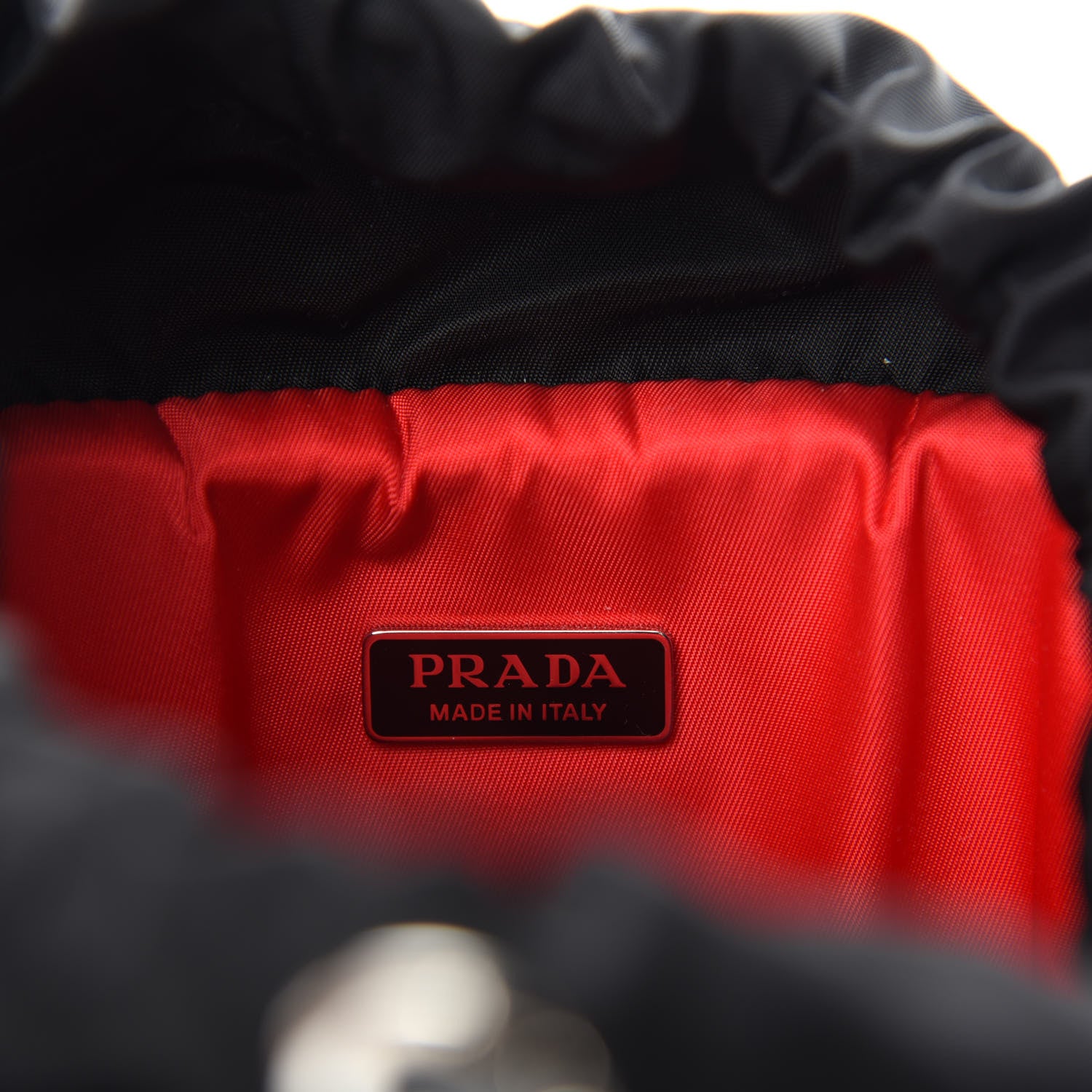 Prada Tessuto Nylon Pocket Small Cargo Tote Black Fuoco 8 of 10