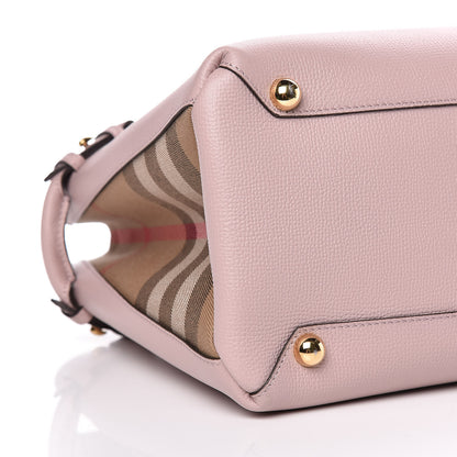 Burberry Grainy Calfskin House Check Medium Banner Tote Pale Orchid 9 of 10