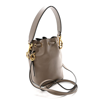 Fendi Vitello Cruise F is Fendi Mini Mon Tresor Bucket Bag Tortora 3 of 11