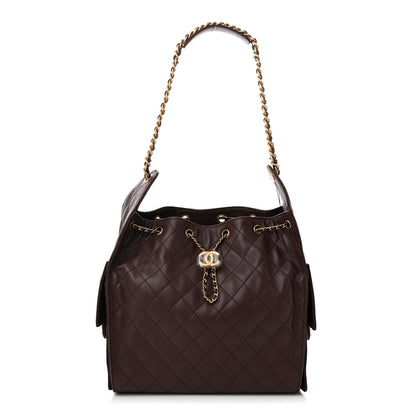 Chanel Caviar Quilted Medium Chanel 25 Handbag Dark Brown 1 of 12