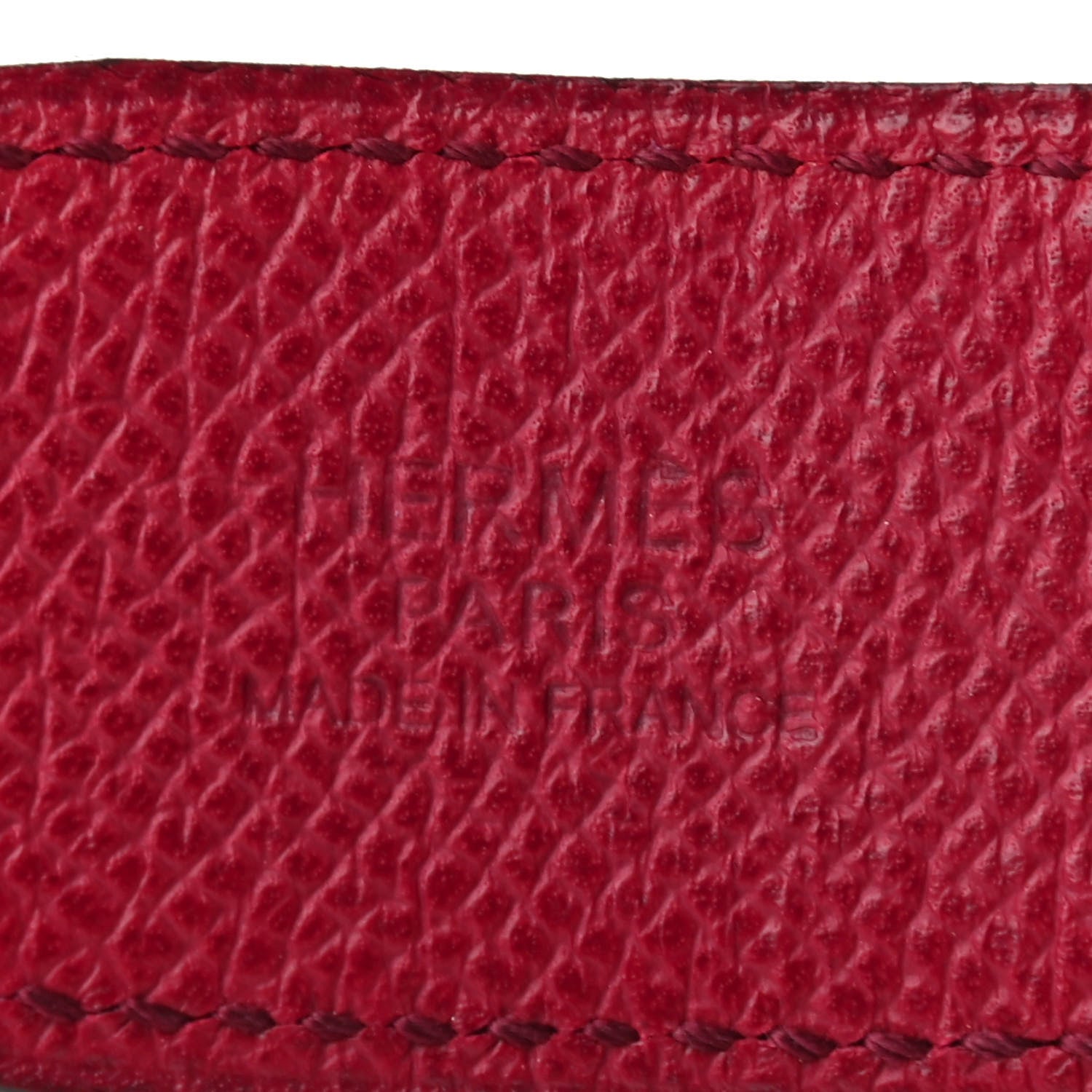 Hermes Epsom Swift 32mm Belt Strap 85 Iris Rubis 3 of 6