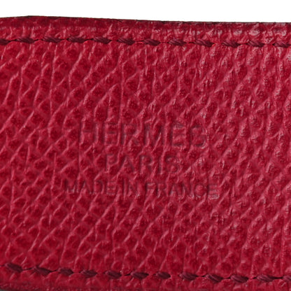 Hermes Epsom Swift 32mm Belt Strap 85 Iris Rubis 3 of 6
