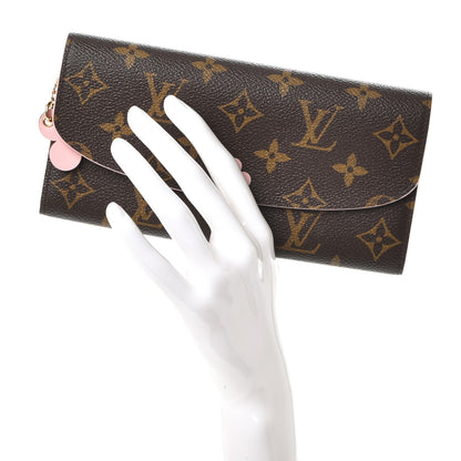 Louis Vuitton Monogram Bloom Flower Emilie Wallet 2 of 8