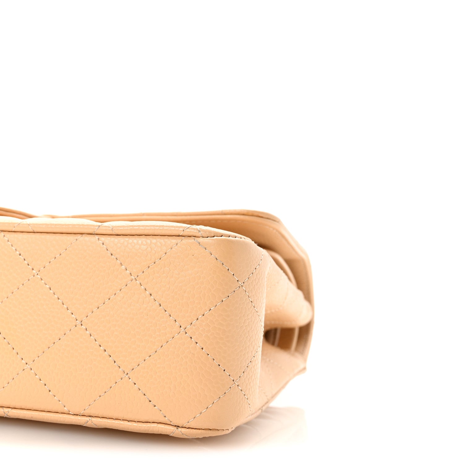 Chanel Caviar Quilted Medium Double Flap Beige 10 of 10