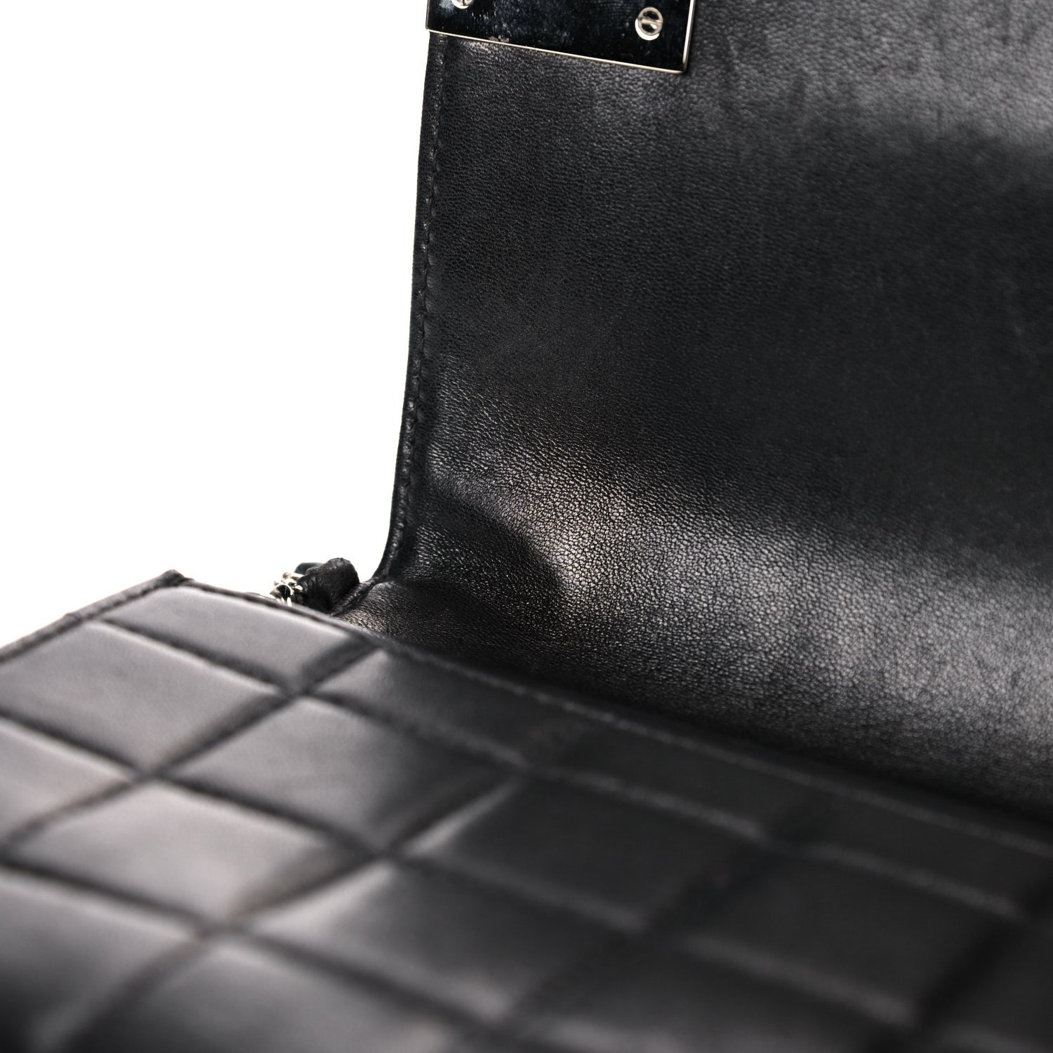 Chanel Lambskin Chocolate Bar Flap Black 13 of 25