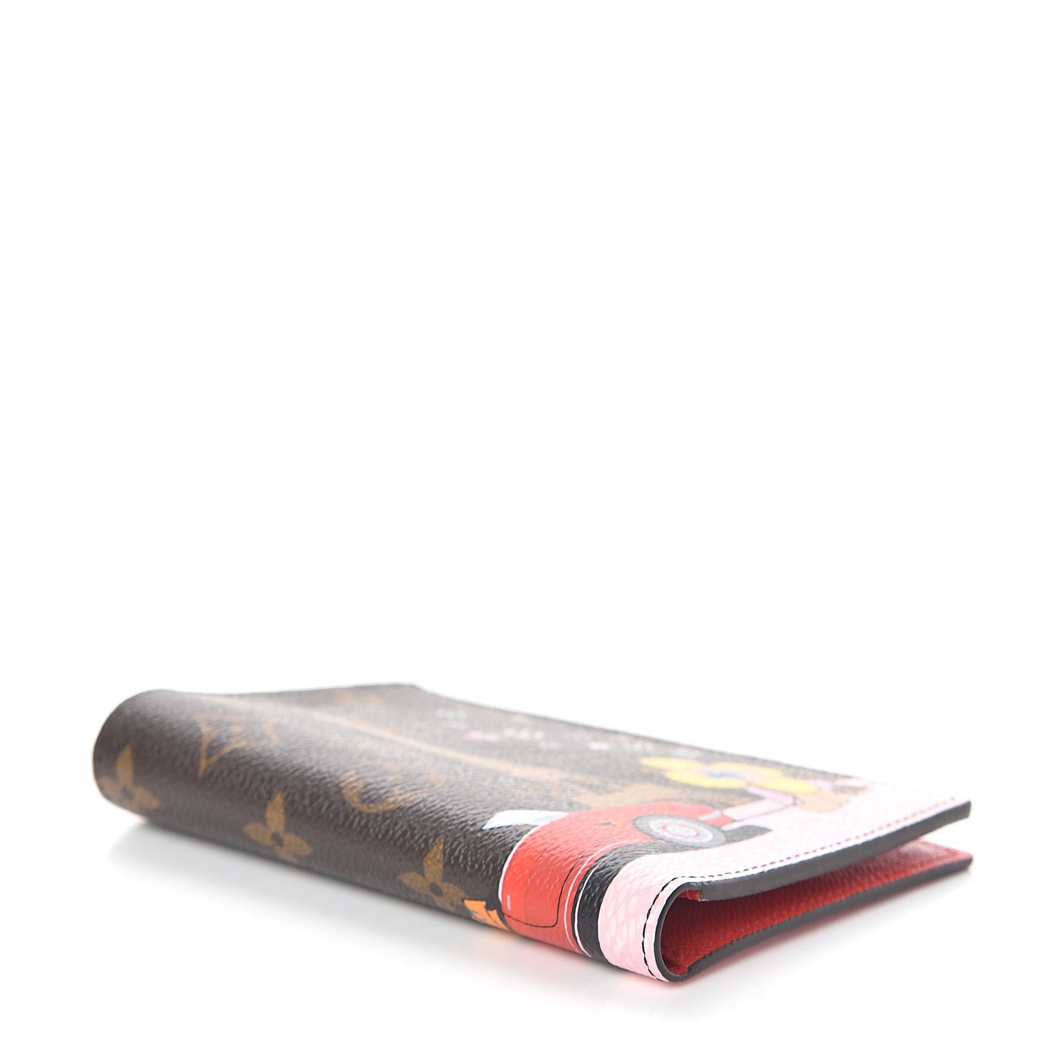 Louis Vuitton Monogram 2019 Christmas Animation Passport Cover Rouge 3 of 5
