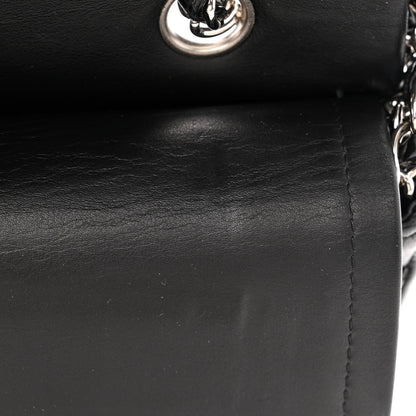 Chanel Patent Calfskin Chevron Quilted Small Double Flap Black 12 of 12