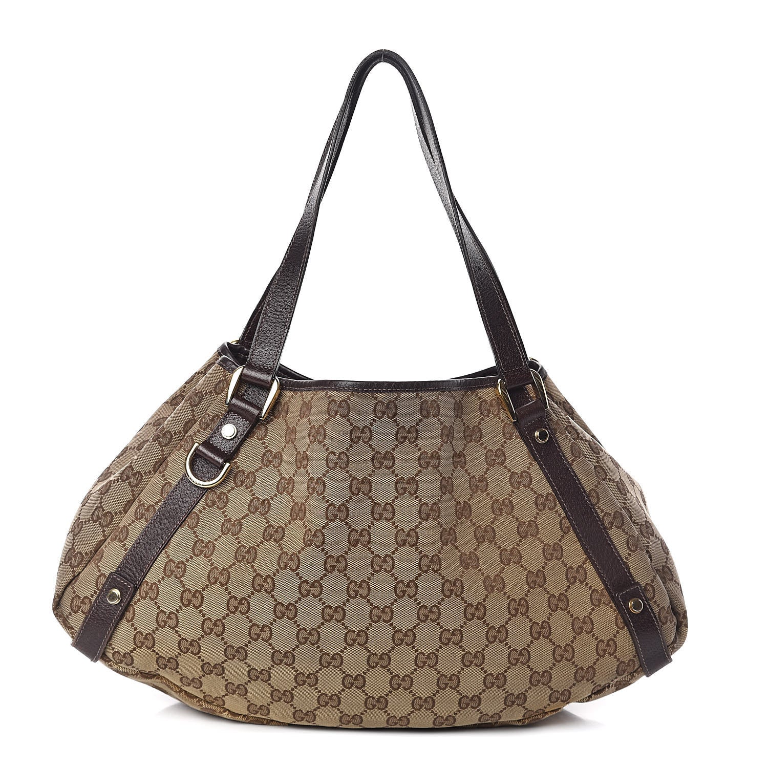Gucci Monogram Medium Abbey Shoulder Bag Dark Brown 1 of 11