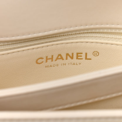 Chanel Lambskin Quilted Small Trendy CC Dual Handle Flap Bag White 6 of 14