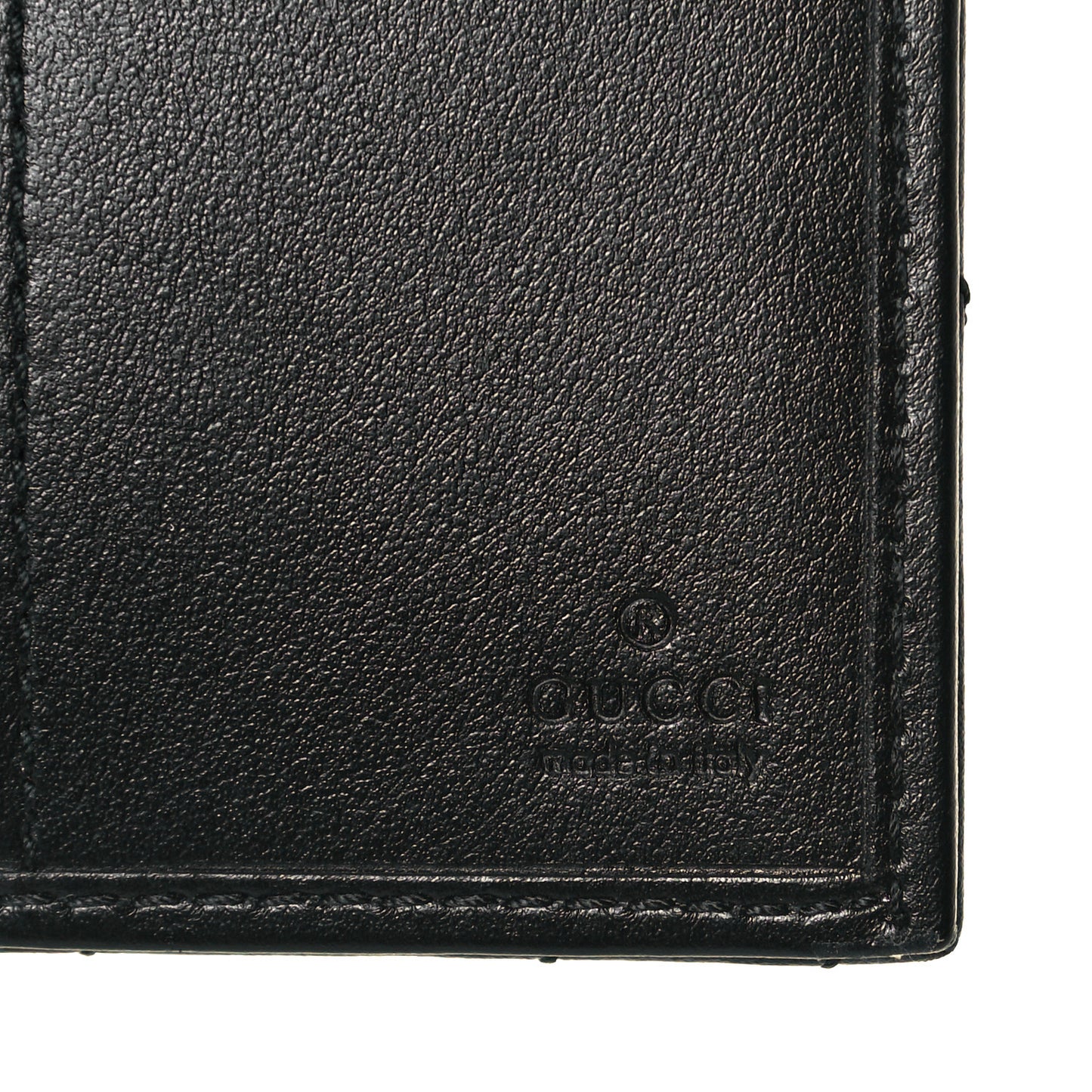 Calfskin Matelasse GG Marmont Passport Case Black