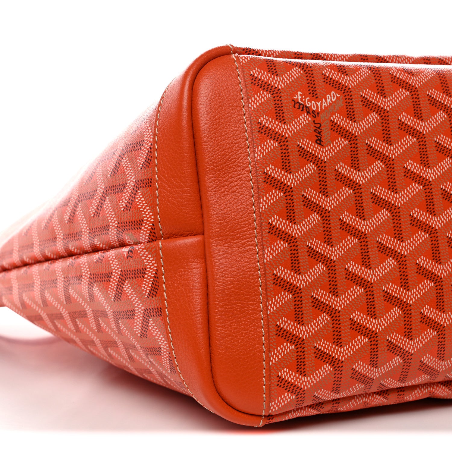 Goyard Goyardine Artois MM Orange 9 of 12