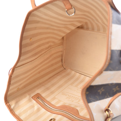 Louis Vuitton Monogram Rayures Neverfull MM 10 of 14