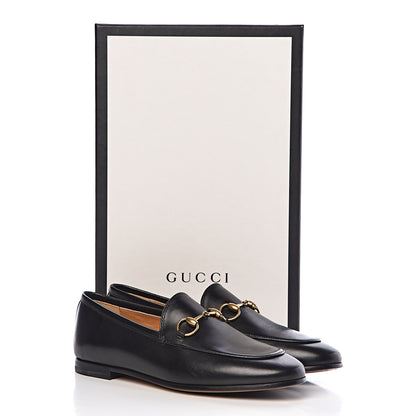 Gucci Calfskin Womens Jordaan Loafers 35 Black 10 of 10