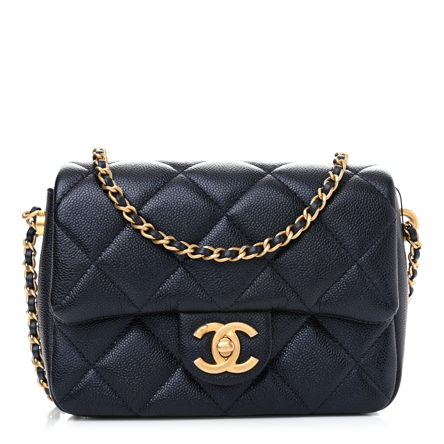 Chanel Iridescent Caviar Quilted Mini My Perfect Flap Black 1 of 11