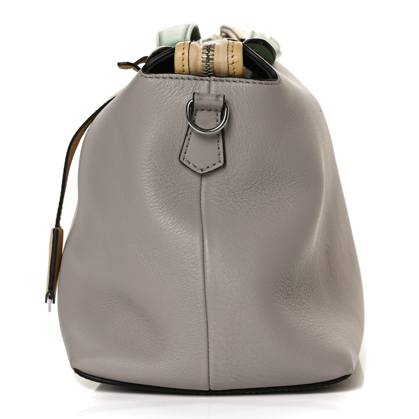 Vitello Dolce 4 Color Large By The Way Boston Bag Grigio Polvere Multicolor