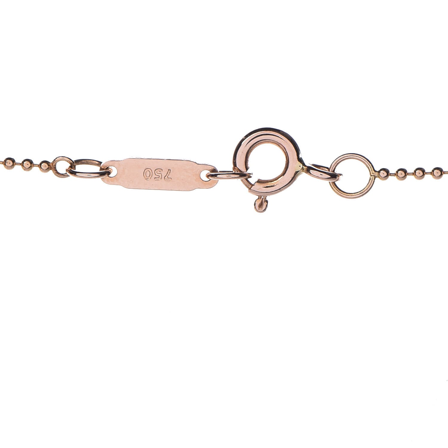 Tiffany 18K Rose Gold Heart Lock Key Pendant Necklace 7 of 7