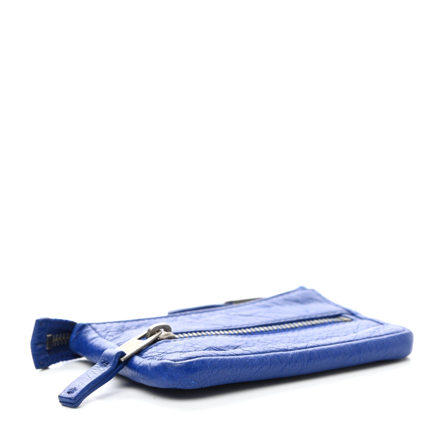 Agneau Arena Classic Hardware Tokyo Wallet Bleu Cobalt