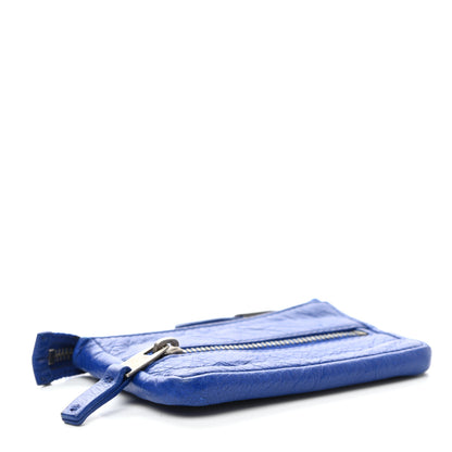 Balenciaga Agneau Arena Classic Hardware Tokyo Wallet Bleu Cobalt 4 of 7