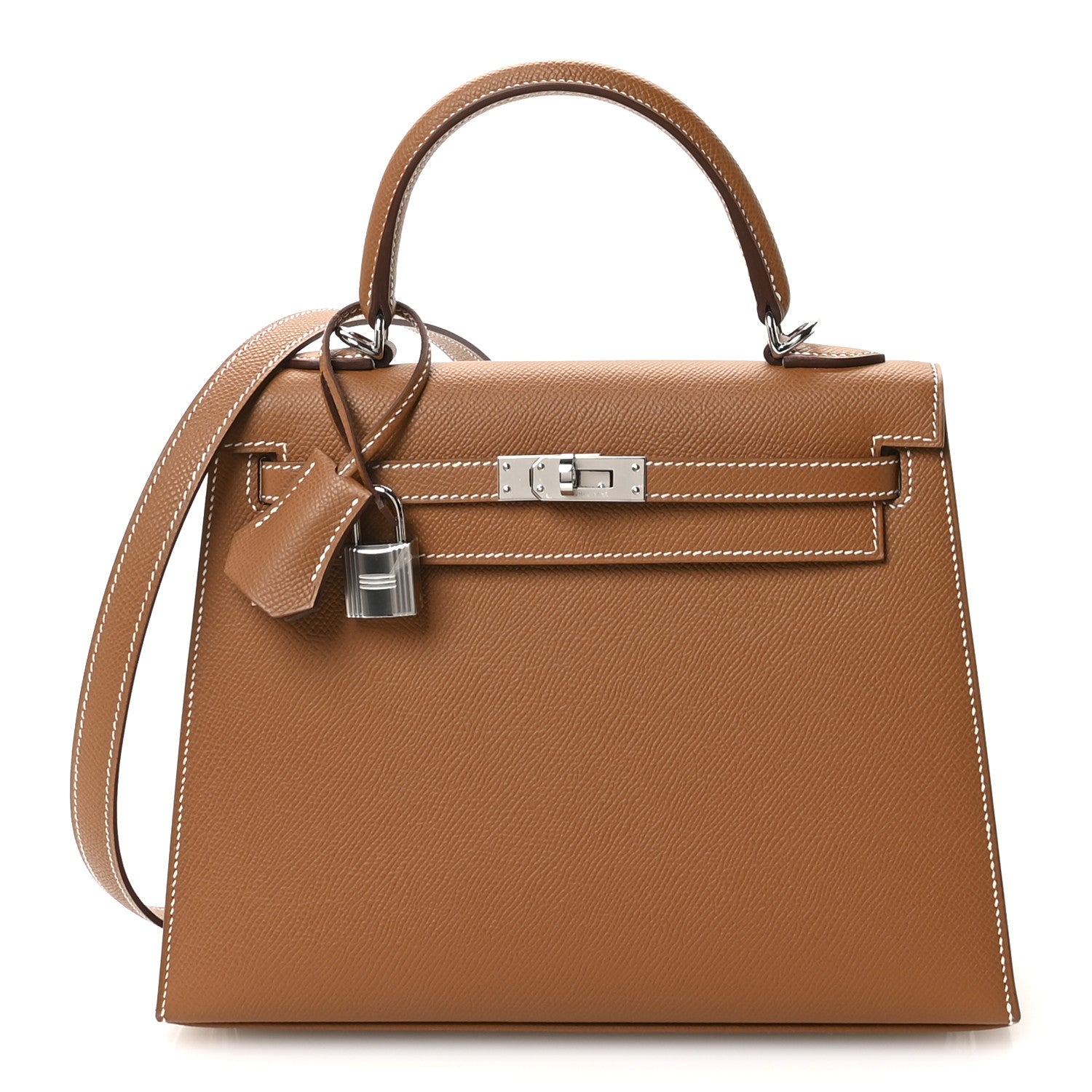 Hermes Epsom Kelly Sellier 25 Gold 1 of 11