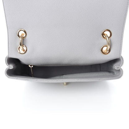 Chanel Caviar Quilted Small City Walk Flap Light Grey 5 of 10
