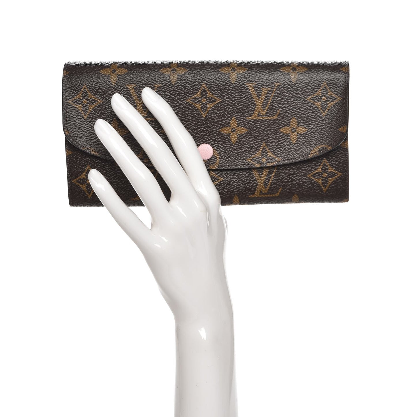 Monogram Emilie Wallet Rose Ballerine