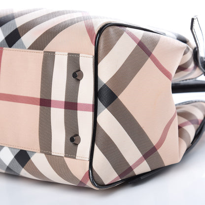 Burberry Nova Check Small Canterbury Tote Black 8 of 15