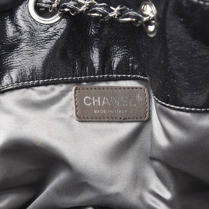 Chanel Vinyl Quilted Melrose Degrade Tote Black 6 of 12