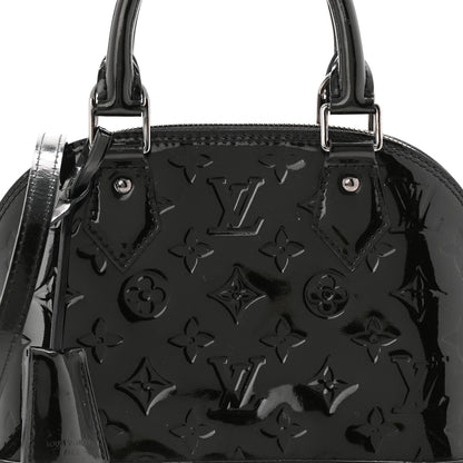 Louis Vuitton Vernis Alma BB Noir Magnetique 14 of 19