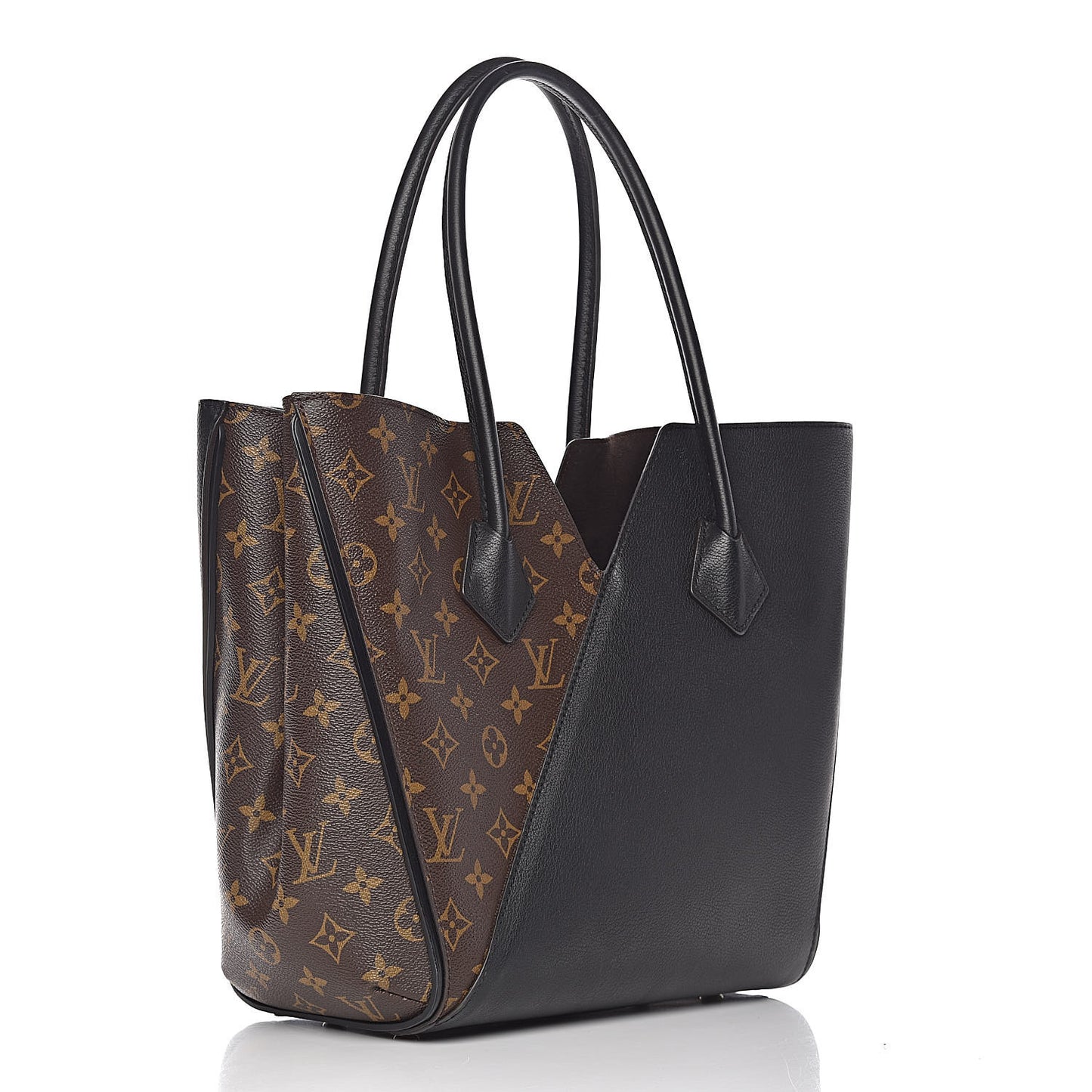 Calfskin Monogram Kimono Tote Black