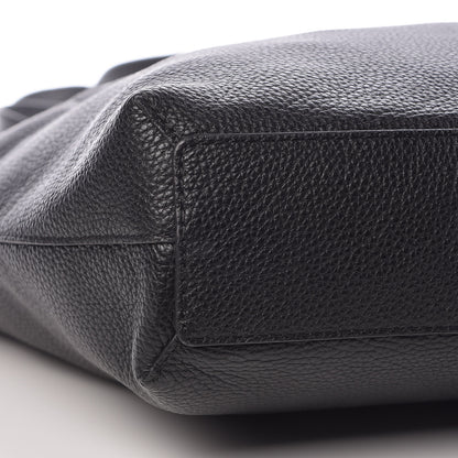 Burberry Grainy Calfskin Embossed Logo Tote Black 7 of 8