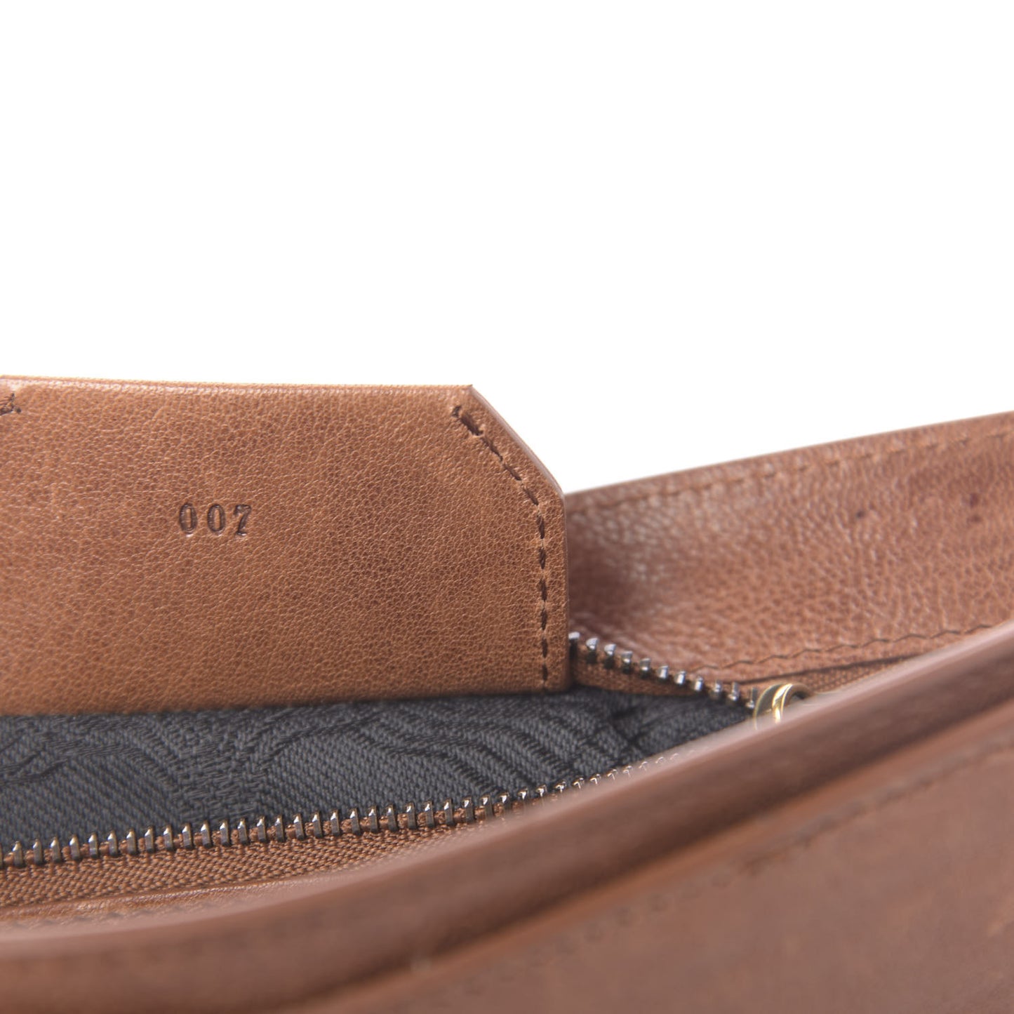 Lambskin PS1 Pochette Clutch Saddle