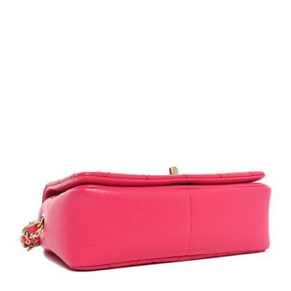 Chanel Caviar Quilted Small Fashion Therapy Flap Bag Dark Pink 4 of 11