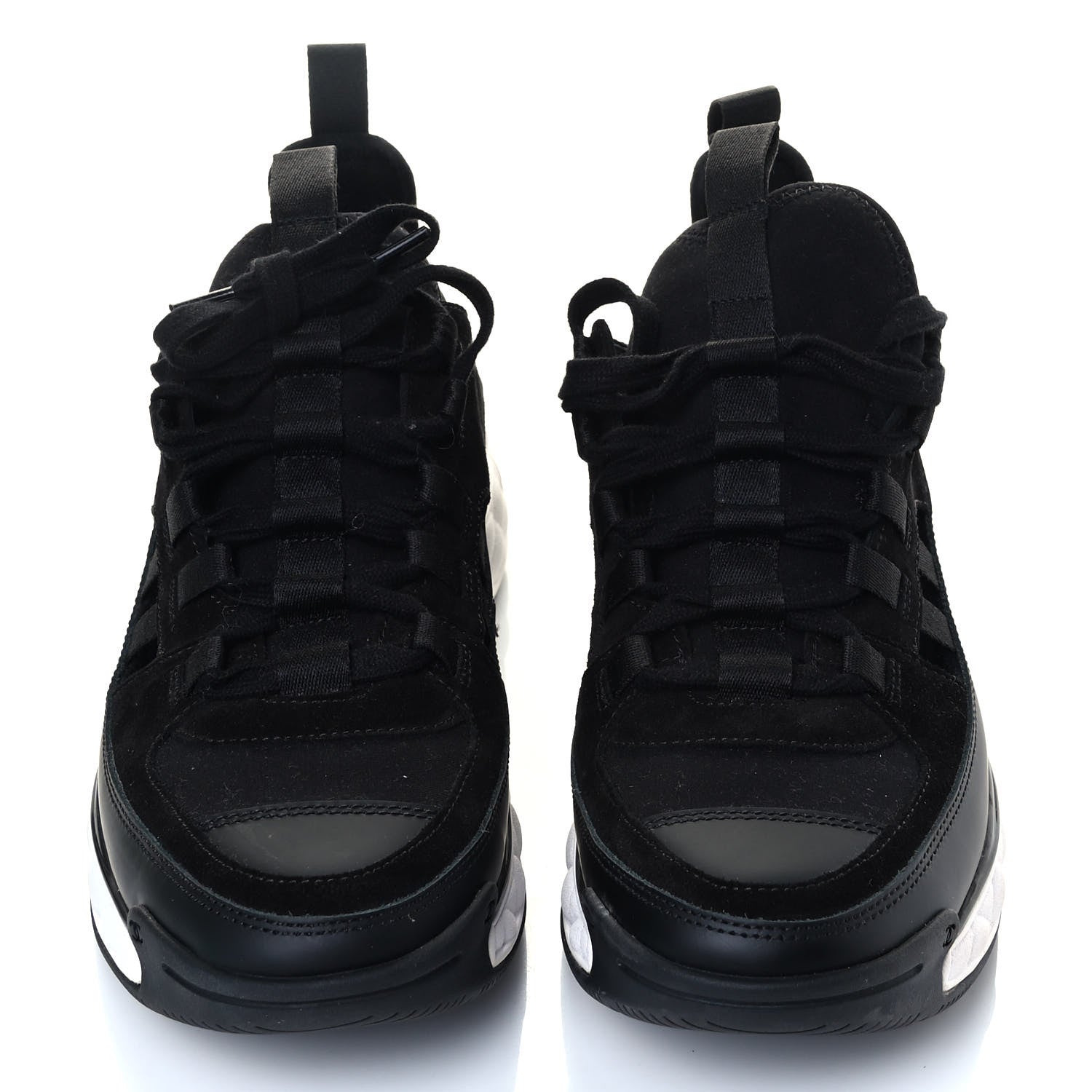 Chanel Velvet Calfskin Mixed Fibers CC Sneakers 39 Black 6 of 7