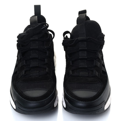 Chanel Velvet Calfskin Mixed Fibers CC Sneakers 39 Black 6 of 7