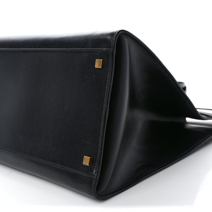 Saint Laurent Calfskin Large Manhattan Shopper Tote Black 8 of 9