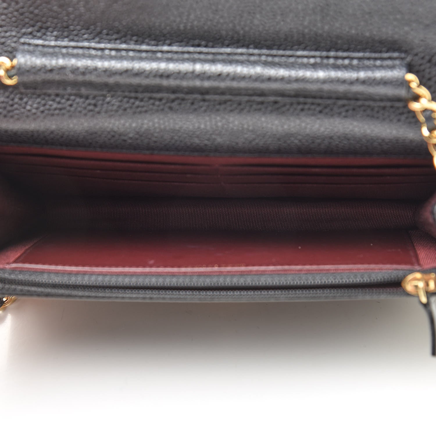 Chanel Caviar Quilted Wallet On Chain WOC Black 5 of 11