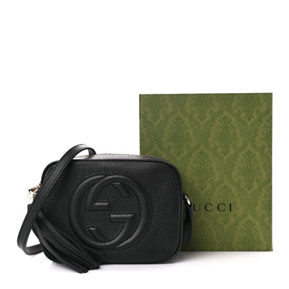 Gucci Pebbled Calfskin Small Soho Disco Bag Black 12 of 12